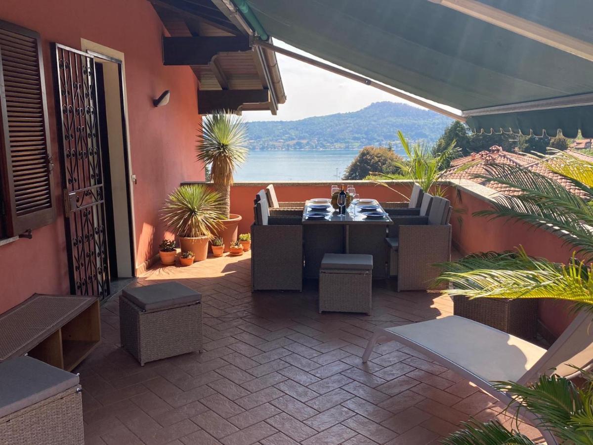 Apartmán Penthouse Andrea Meina Exteriér fotografie